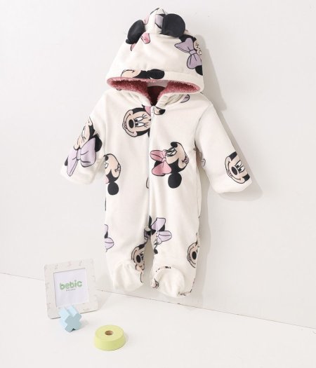 افرهول ميني ماوس بنفسجي  مبطن فرو