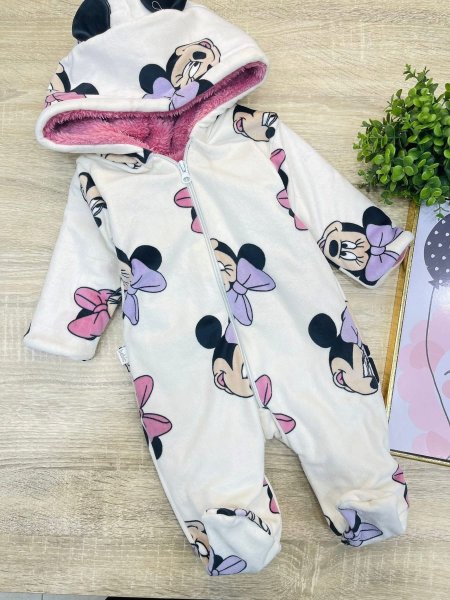 افرهول ميني ماوس بنفسجي  مبطن فرو